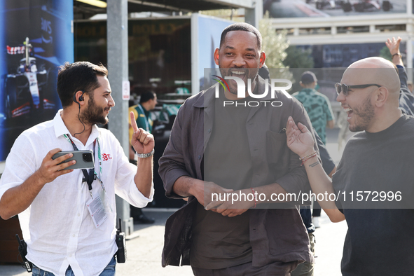 Will Smith during qualifying ahead of the Formula 1 Grand Prix of Azerbaijan at Baku City Circuit in Baku, Azerbaijan on September 14, 2024....