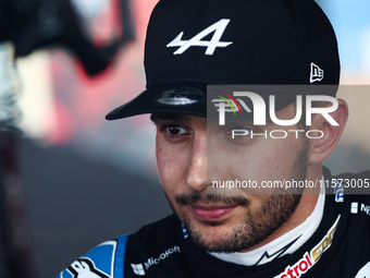 Esteban Ocon of Alpine during qualifying ahead of the Formula 1 Grand Prix of Azerbaijan at Baku City Circuit in Baku, Azerbaijan on Septemb...