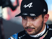 Esteban Ocon of Alpine during qualifying ahead of the Formula 1 Grand Prix of Azerbaijan at Baku City Circuit in Baku, Azerbaijan on Septemb...