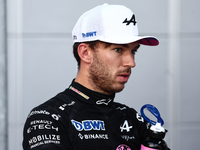 Pierre Gasly of Alpine during qualifying ahead of the Formula 1 Grand Prix of Azerbaijan at Baku City Circuit in Baku, Azerbaijan on Septemb...