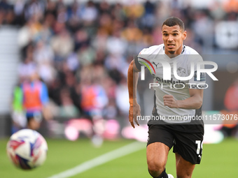 Kayden Jackson of Derby County during the Sky Bet Championship match between Derby County and Cardiff City at Pride Park in Derby, England,...