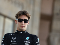 George Russell of Mercedes before qualifying ahead of the Formula 1 Grand Prix of Azerbaijan at Baku City Circuit in Baku, Azerbaijan on Sep...