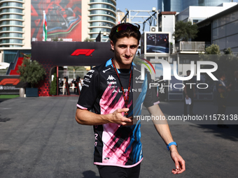 Jack Doohan before qualifying ahead of the Formula 1 Grand Prix of Azerbaijan at Baku City Circuit in Baku, Azerbaijan on September 14, 2024...