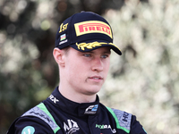 Joshua Durksen after sprint race of Formula 2 Round at Baku City Circuit in Baku, Azerbaijan on September 14, 2024. (