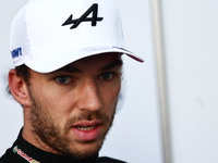 Pierre Gasly of Alpine during qualifying ahead of the Formula 1 Grand Prix of Azerbaijan at Baku City Circuit in Baku, Azerbaijan on Septemb...