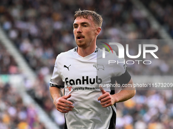 Ben Osborn of Derby County during the Sky Bet Championship match between Derby County and Cardiff City at Pride Park in Derby, England, on S...