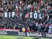 Tribute to Sol Bemba from the Red Faction during the Sky Bet Championship match between Middlesbrough and Preston North End at the Riverside...