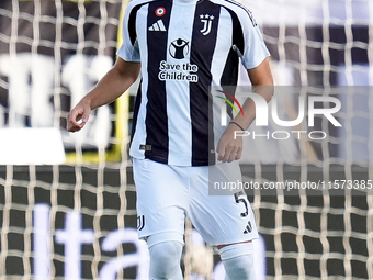 Manuel Locatelli of Juventus FC during the Serie A Enilive match between Empoli FC and Juventus FC at Stadio Carlo Castellani on September 1...