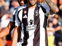 Nicolas Gonzalez of Juventus FC gestures during the Serie A Enilive match between Empoli FC and Juventus FC at Stadio Carlo Castellani on Se...