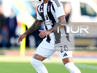 Douglas Luiz of Juventus FC during the Serie A Enilive match between Empoli FC and Juventus FC at Stadio Carlo Castellani on September 14, 2...