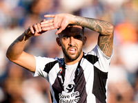 Nicolas Gonzalez of Juventus FC gestures during the Serie A Enilive match between Empoli FC and Juventus FC at Stadio Carlo Castellani on Se...