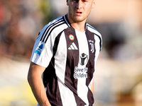 Teun Koopmeiners of Juventus FC looks on during the Serie A Enilive match between Empoli FC and Juventus FC at Stadio Carlo Castellani on Se...