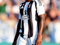 Pierre Kalulu of Juventus FC looks on during the Serie A Enilive match between Empoli FC and Juventus FC at Stadio Carlo Castellani on Septe...