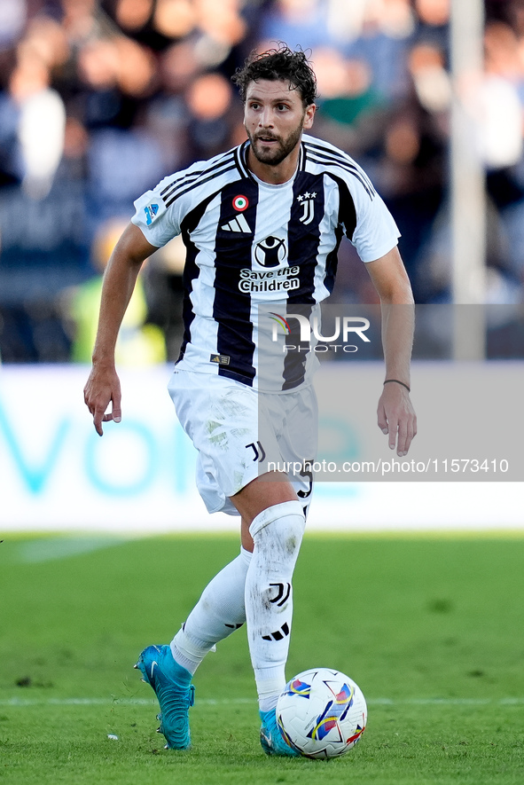 Manuel Locatelli of Juventus FC during the Serie A Enilive match between Empoli FC and Juventus FC at Stadio Carlo Castellani on September 1...