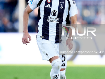 Manuel Locatelli of Juventus FC during the Serie A Enilive match between Empoli FC and Juventus FC at Stadio Carlo Castellani on September 1...