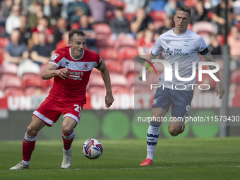 George Edmundson of Middlesbrough during the Sky Bet Championship match between Middlesbrough and Preston North End at the Riverside Stadium...