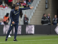 Preston North End's Manager Paul Heckingbottom during the Sky Bet Championship match between Middlesbrough and Preston North End at the Rive...