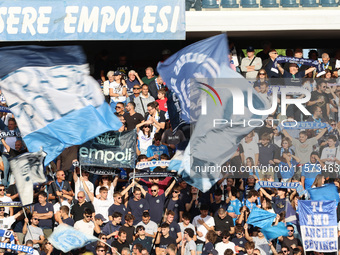 Supporters of Empoli FC during the Serie A match between Empoli FC and Juventus FC in Empoli, Italy, on September 14, 2024, at the stadium C...