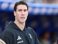 Dusan Vlahovic of Juventus FC during the Serie A match between Empoli FC and Juventus FC in Empoli, Italy, on September 14, 2024, at the sta...