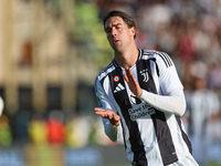 Dusan Vlahovic of Juventus FC during the Serie A match between Empoli FC and Juventus FC in Empoli, Italy, on September 14, 2024, at the sta...