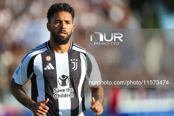 Douglas Luiz of Juventus FC during the Serie A match between Empoli FC and Juventus FC in Empoli, Italy, on September 14, 2024, at the stadi...