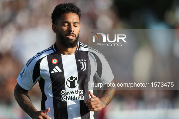 Douglas Luiz of Juventus FC during the Serie A match between Empoli FC and Juventus FC in Empoli, Italy, on September 14, 2024, at the stadi...