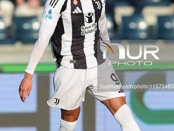 Dusan Vlahovic of Juventus FC during the Serie A match between Empoli FC and Juventus FC in Empoli, Italy, on September 14, 2024, at the sta...