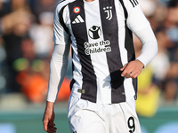 Dusan Vlahovic of Juventus FC during the Serie A match between Empoli FC and Juventus FC in Empoli, Italy, on September 14, 2024, at the sta...