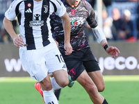 Kenan Yildiz of Juventus FC controls the ball during the Serie A match between Empoli FC and Juventus FC in Empoli, Italy, on September 14,...