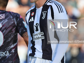 Dusan Vlahovic of Juventus FC during the Serie A match between Empoli FC and Juventus FC in Empoli, Italy, on September 14, 2024, at the sta...