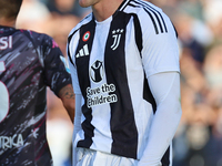 Dusan Vlahovic of Juventus FC during the Serie A match between Empoli FC and Juventus FC in Empoli, Italy, on September 14, 2024, at the sta...