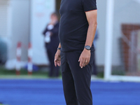 Head Coach Salvatore Sullo of Empoli FC looks on during the Serie A match between Empoli FC and Juventus FC in Empoli, Italy, on September 1...