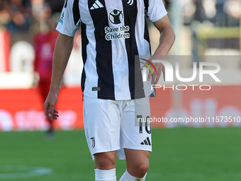 Kenan Yildiz of Juventus FC during the Serie A match between Empoli FC and Juventus FC in Empoli, Italy, on September 14, 2024, at the stadi...