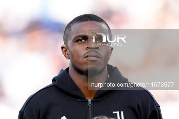 Pierre Kalulu of Juventus FC during the Serie A Enilive match between Empoli FC and Juventus FC at Stadio Carlo Castellani on September 14,...