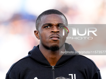 Pierre Kalulu of Juventus FC during the Serie A Enilive match between Empoli FC and Juventus FC at Stadio Carlo Castellani on September 14,...