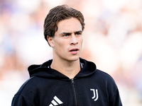 Kenan Yıldız of Juventus FC looks on during the Serie A Enilive match between Empoli FC and Juventus FC at Stadio Carlo Castellani on Septem...