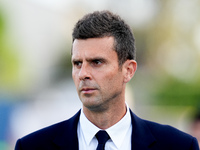 Thiago Motta head coach of Juventus FC looks on during the Serie A Enilive match between Empoli FC and Juventus FC at Stadio Carlo Castellan...