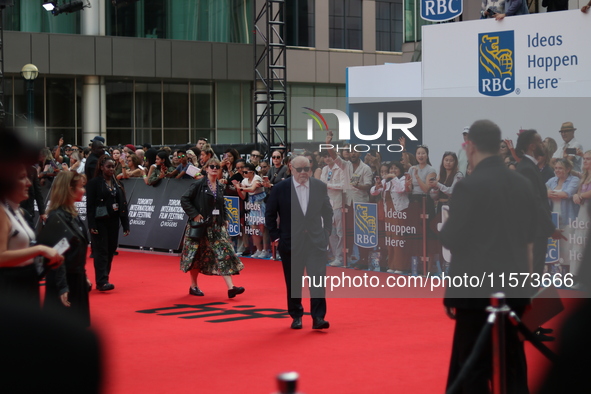 Paul Schrader attends the premiere of ''Oh, Canada'' during the 2024 Toronto International Film Festival at Roy Thomson Hall in Toronto, Ont...