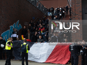 Dozens of counter-protesters from several right-wing groups organize a demonstration against the annual traditional LGBTQ CSD demonstration...