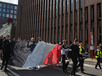 Dozens of counter-protesters from several right-wing groups organize a demonstration against the annual traditional LGBTQ CSD demonstration...