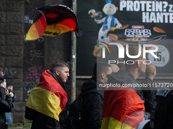 Dozens of counter-protesters from several right-wing groups organize a demonstration against the annual traditional LGBTQ CSD demonstration...