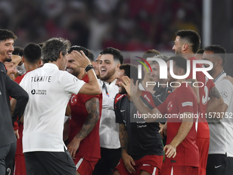 Abdulkerim Bardakci of Turkey  during the UEFA Nations League 2024/25 League B Group B4 match between Turkiye and Iceland at Gursel Aksel St...