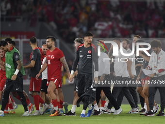 Abdulkerim Bardakci of Turkey  during the UEFA Nations League 2024/25 League B Group B4 match between Turkiye and Iceland at Gursel Aksel St...