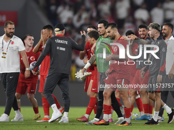 Abdulkerim Bardakci of Turkey  during the UEFA Nations League 2024/25 League B Group B4 match between Turkiye and Iceland at Gursel Aksel St...