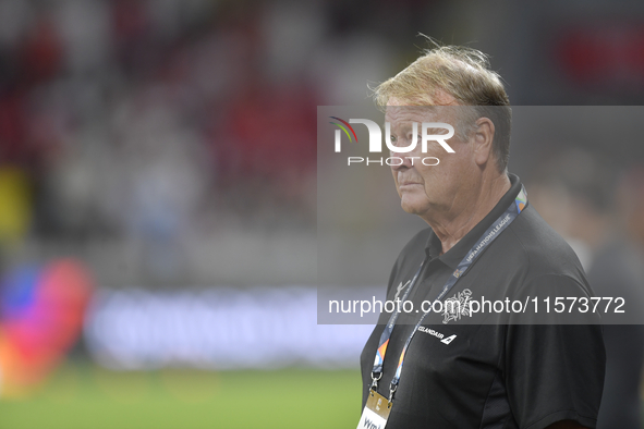 Age Hareide Iceland head coach  during the UEFA Nations League 2024/25 League B Group B4 match between Turkiye and Iceland at Gursel Aksel S...