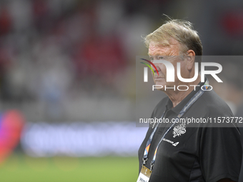 Age Hareide Iceland head coach  during the UEFA Nations League 2024/25 League B Group B4 match between Turkiye and Iceland at Gursel Aksel S...