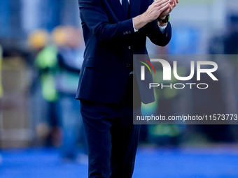 Thiago Motta head coach of Juventus FC gestures during the Serie A Enilive match between Empoli FC and Juventus FC at Stadio Carlo Castellan...