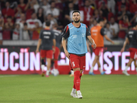 Merih Demiral of Turkey  during the UEFA Nations League 2024/25 League B Group B4 match between Turkiye and Iceland at Gursel Aksel Stadium...