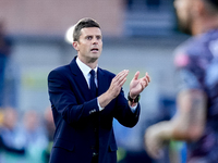 Thiago Motta head coach of Juventus FC gestures during the Serie A Enilive match between Empoli FC and Juventus FC at Stadio Carlo Castellan...