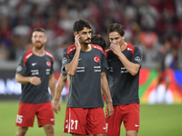 Eren Dinkci of Turkey  during the UEFA Nations League 2024/25 League B Group B4 match between Turkiye and Iceland at Gursel Aksel Stadium on...